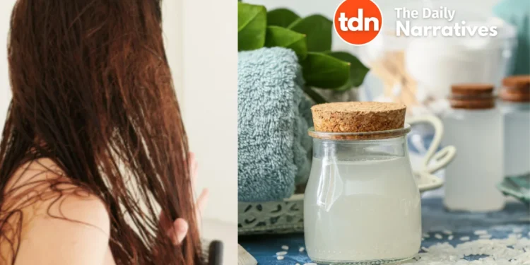 rice water for hair care